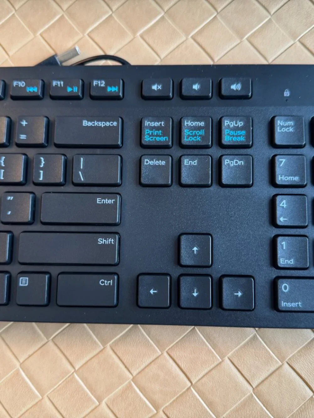 Dell Slim Wired Keyboard KB216-8K-US Black New